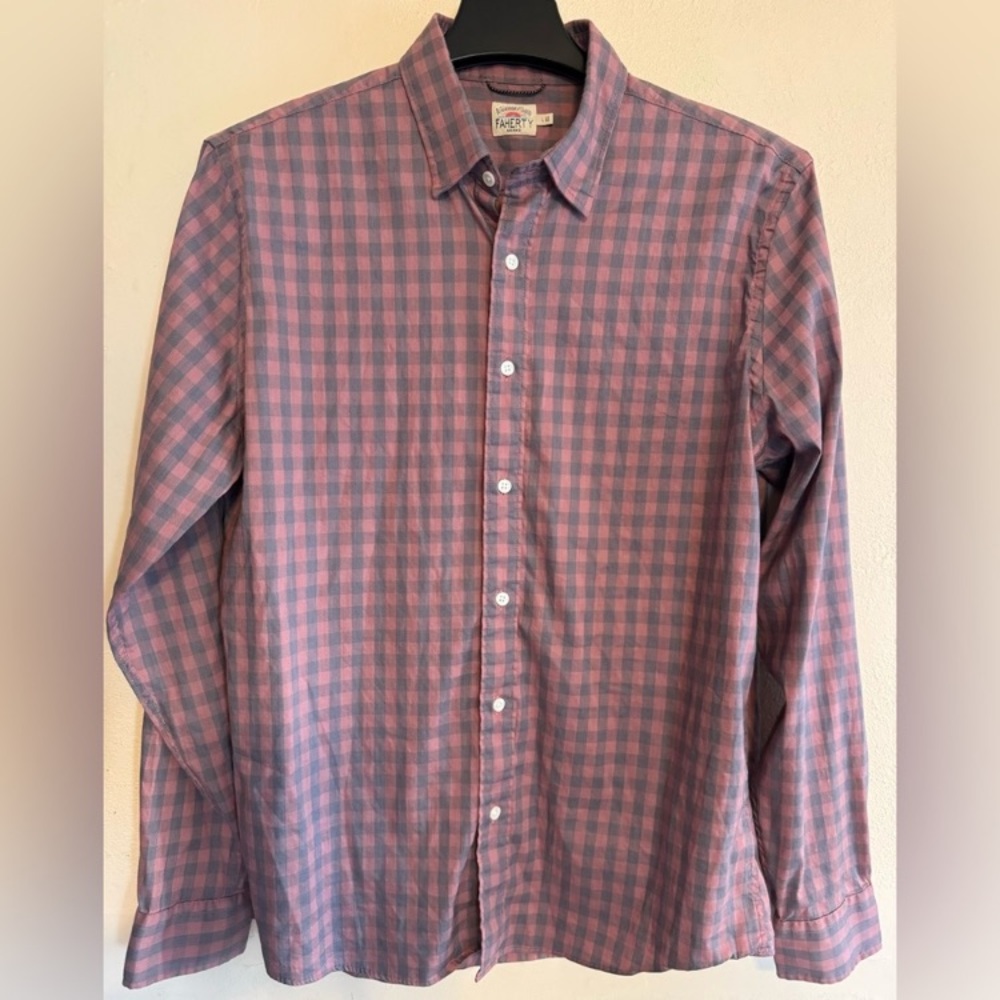 Faherty Movement Dress Shirt Size L